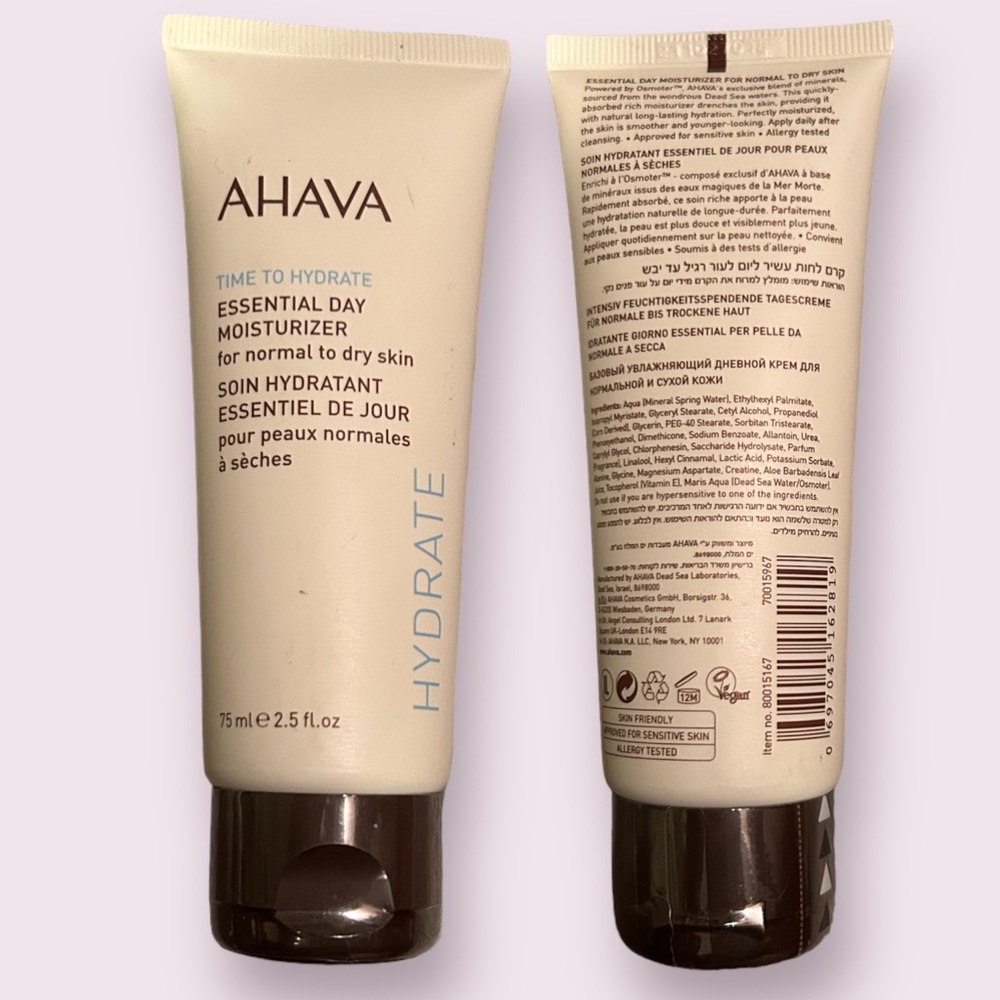 🤍 2 for $75 🤍AHAVA Essential Day Moisturizer for normal to dry skin